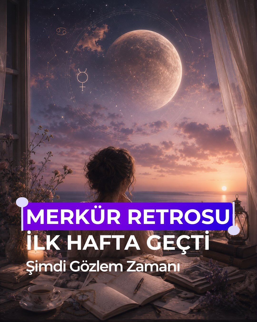 Merkür Retrosu'nun ilk haftası geçti. Yengeç'te olduğu için her şey